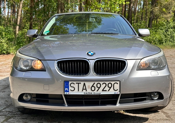 BMW Seria 5 cena 32900 przebieg: 227000, rok produkcji 2003 z Bełchatów małe 529